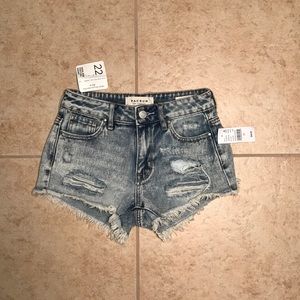 PacSun High Waisted Denim Festival Shorts